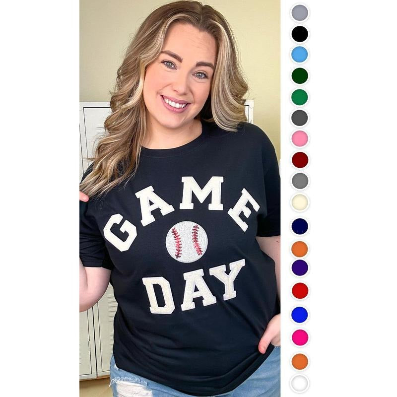 Game Day Sparkle Baseball Adult T-Shirt Hoodie, Sweatshirt | PodTeesHub.com