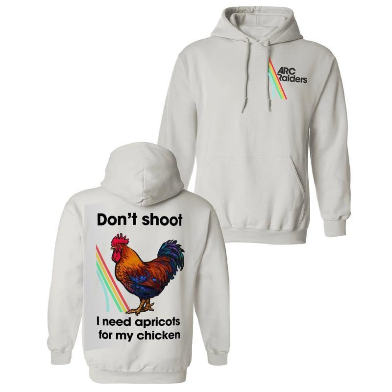 Game Inspired Unisex Tee, funny shirts, retro graphic tee, Don't Sh0ot I Need Apricots for My Chicken game Scrappy...
