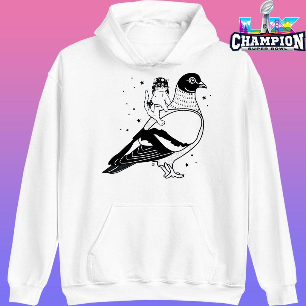 Gary Riding Pigeon Shirt
