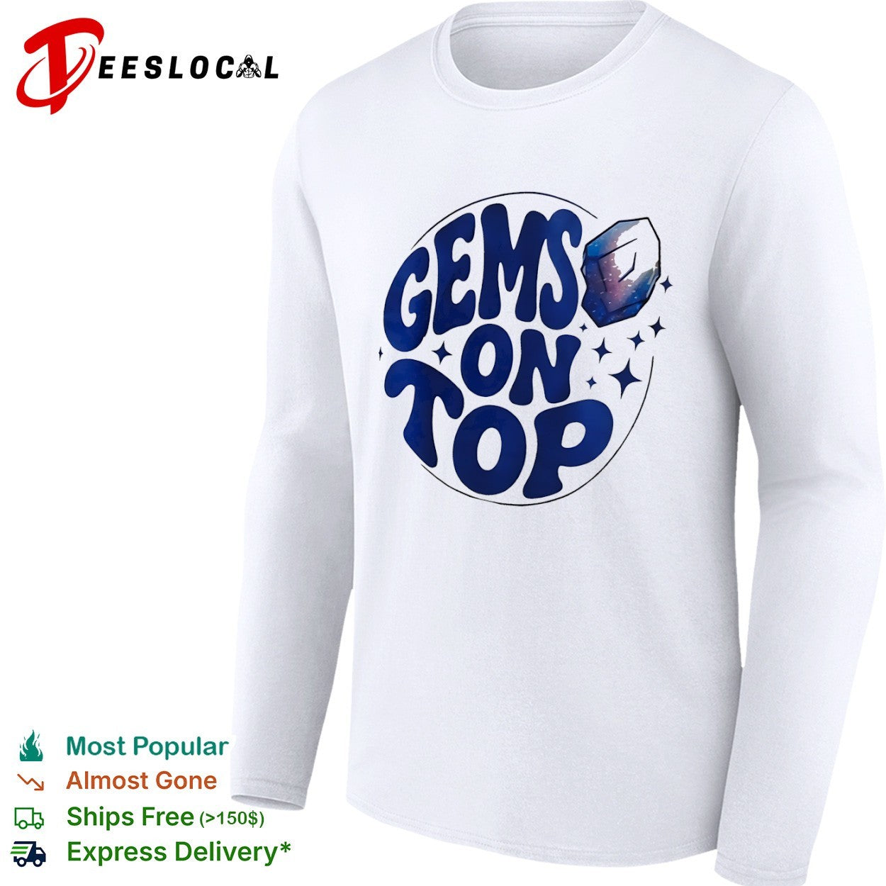 Gems on Top crystal shirt