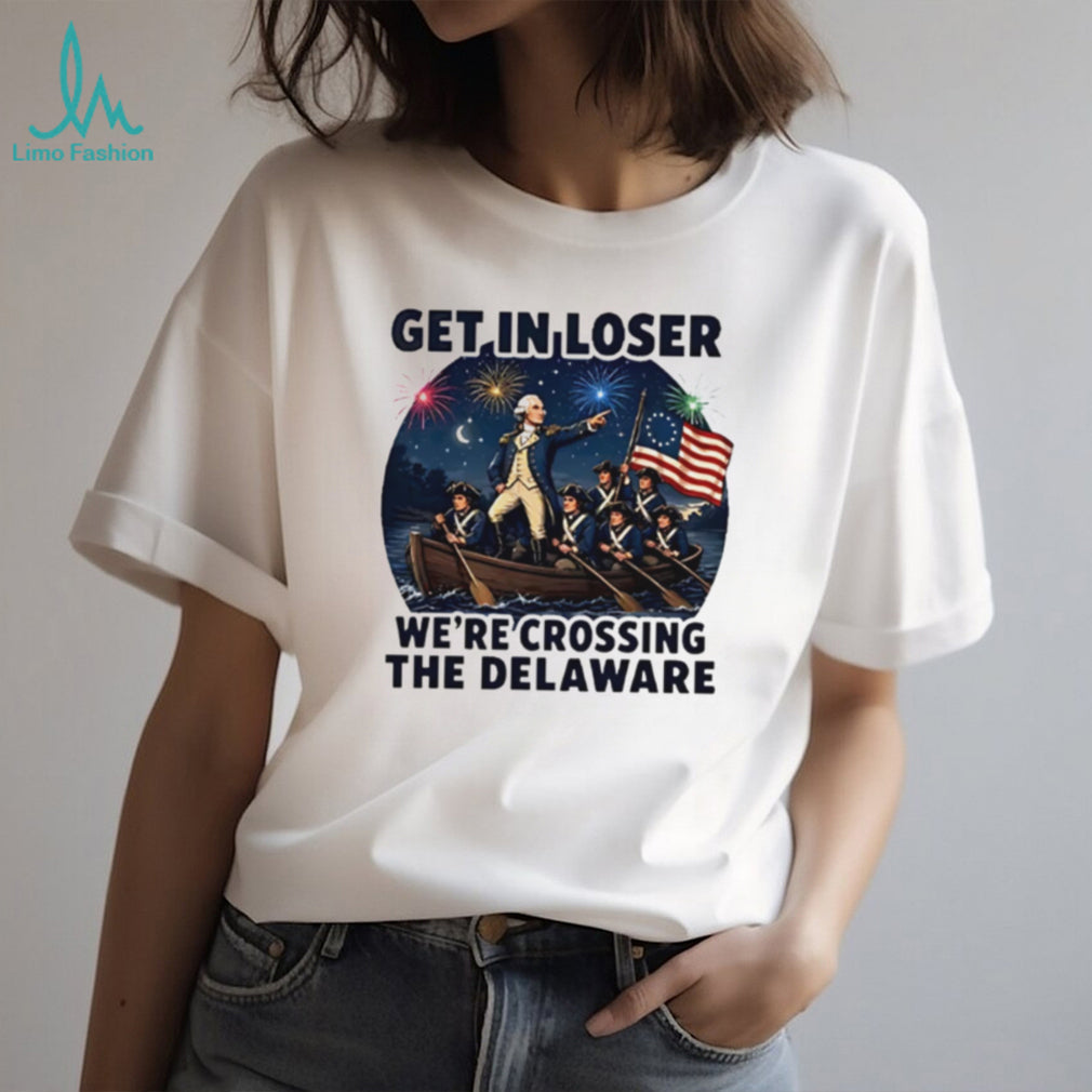 George Washington Crossing The Delaware Funny History T Shirt
