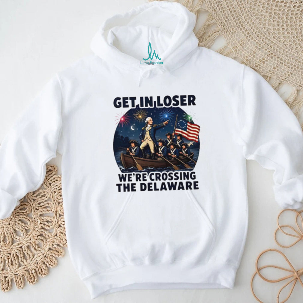 George Washington Crossing The Delaware Funny History T Shirt