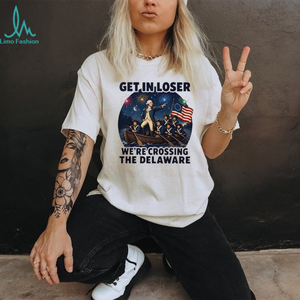 George Washington Crossing The Delaware Funny History T Shirt