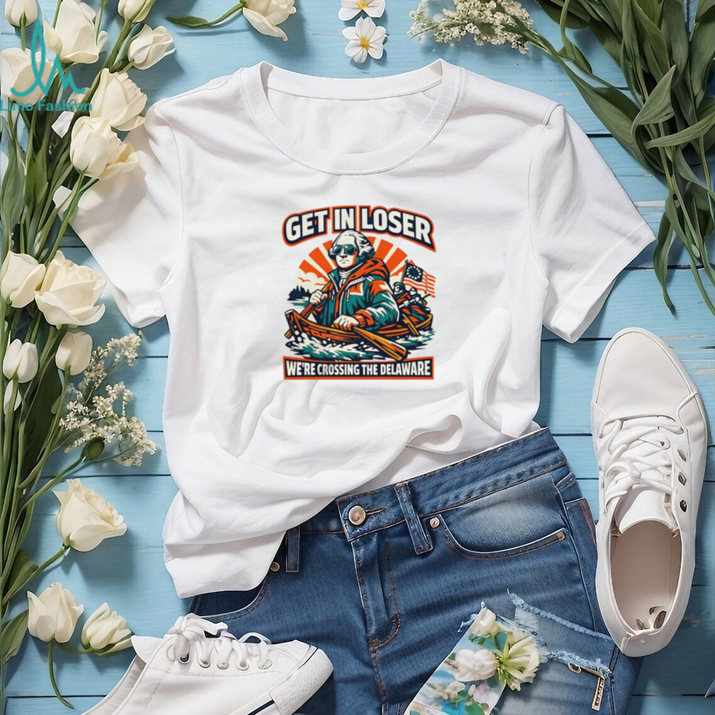 George Washington Crossing The Delaware Funny Meme T Shirt