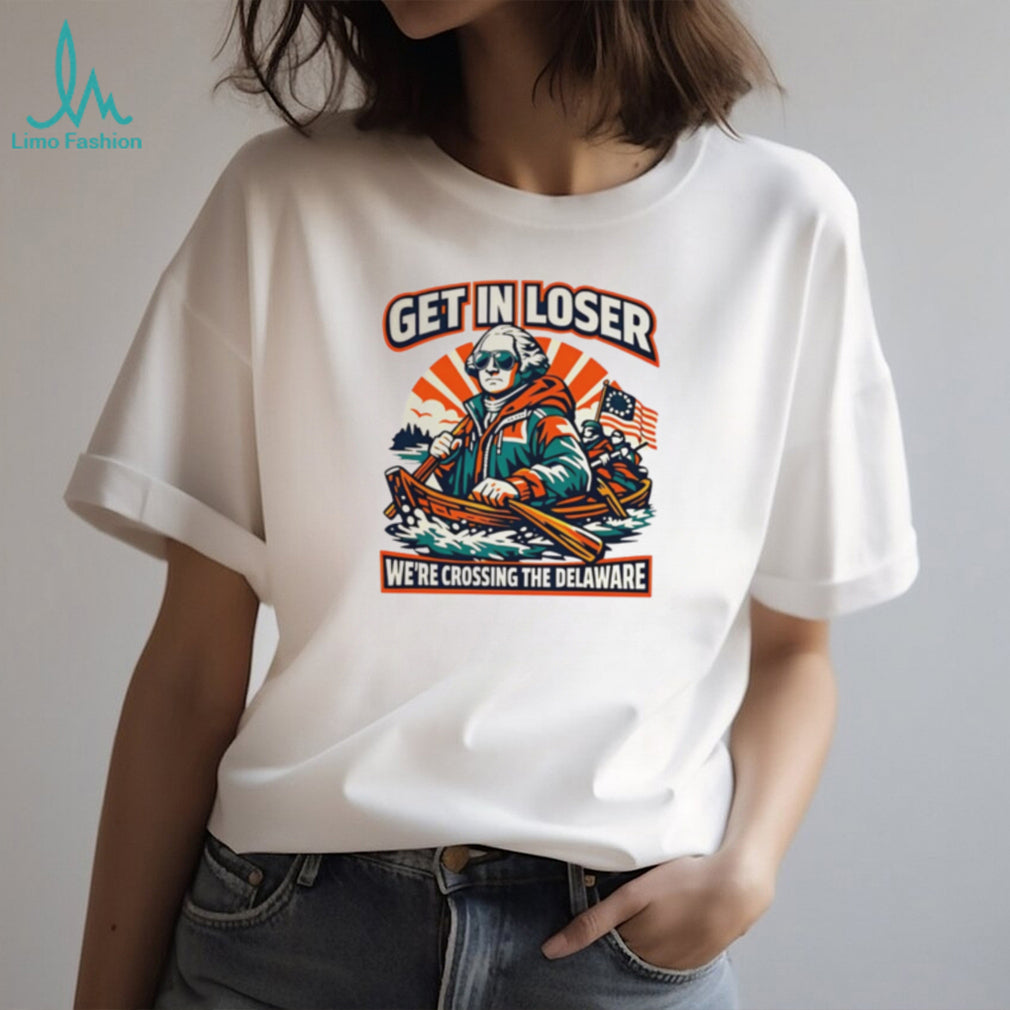 George Washington Crossing The Delaware Funny Meme T Shirt