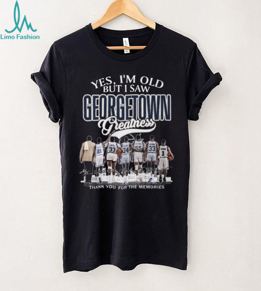 Georgetown Basketball Legends Classic Retro Graphic Shirt