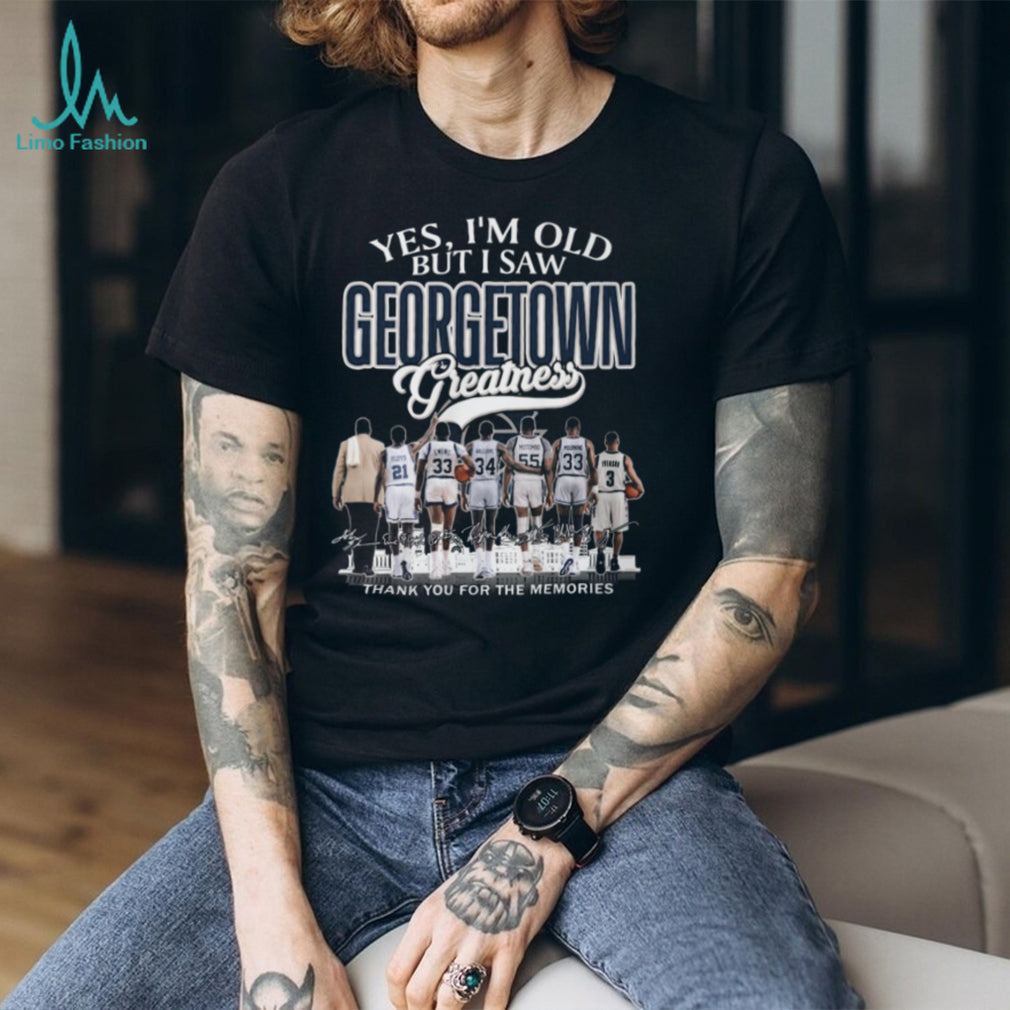 Georgetown Basketball Legends Classic Retro Graphic Shirt