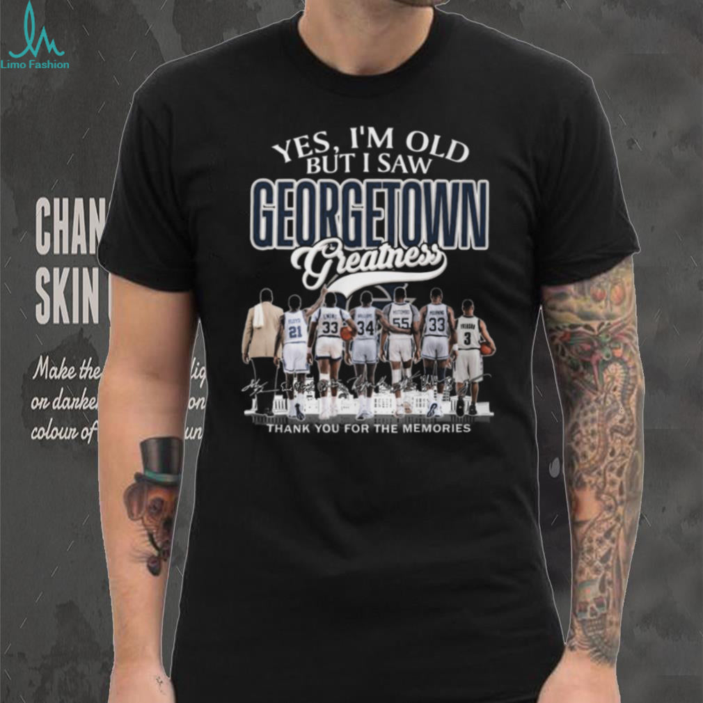 Georgetown Basketball Legends Classic Retro Graphic Shirt