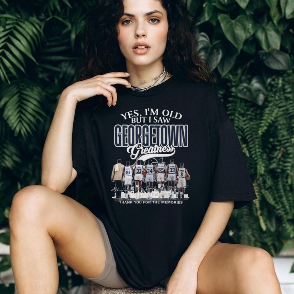 Georgetown Basketball Legends Classic Retro Graphic Shirt