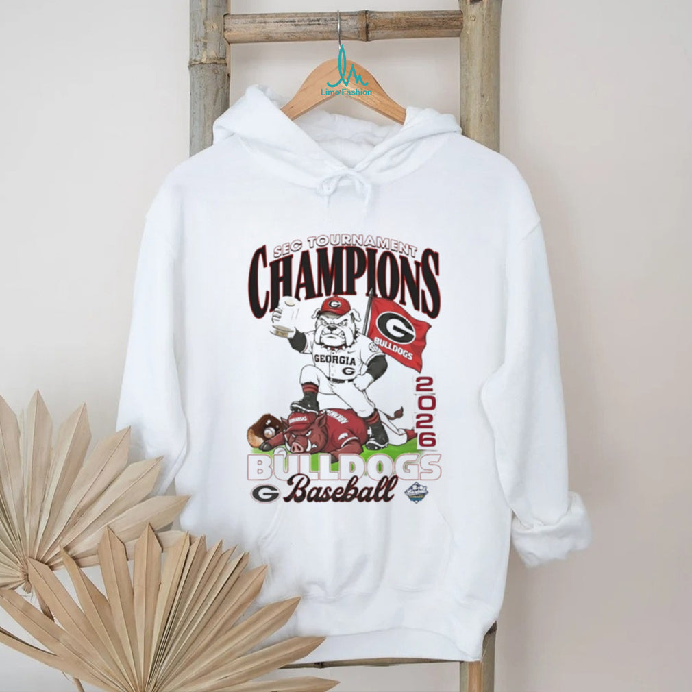 Georgia Bulldogs Baseball Champions 2026 Sec Baseball Tournament mascot shirt