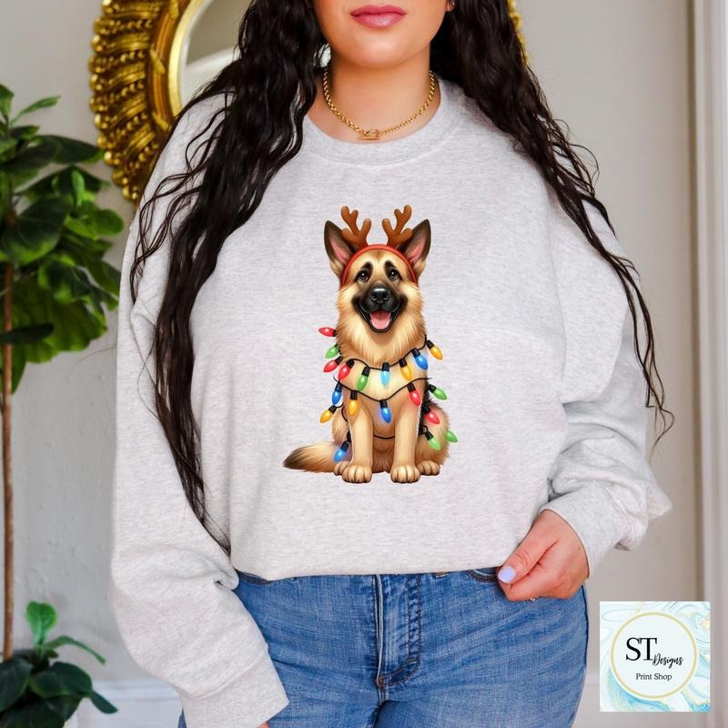 German Shepheard Christmas T-Shirts, Hoodie, Sweatshirt | PodTeesHub.com