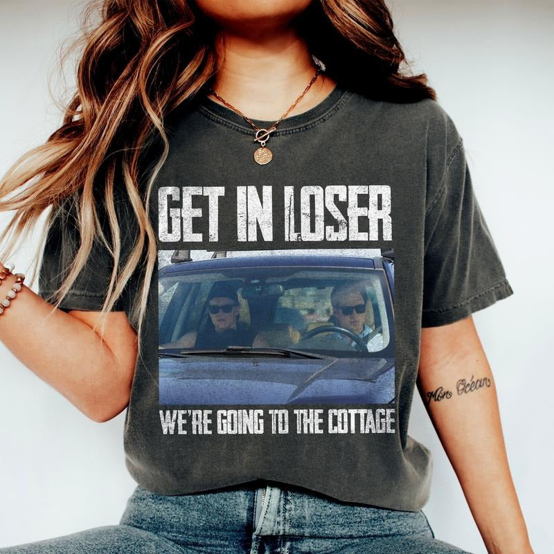 Get In Loser We're Going To The Cottage Comfort Colors Shirt, Im Coming To The Cottage T-Shirt, Heated Rivalry Inspired...