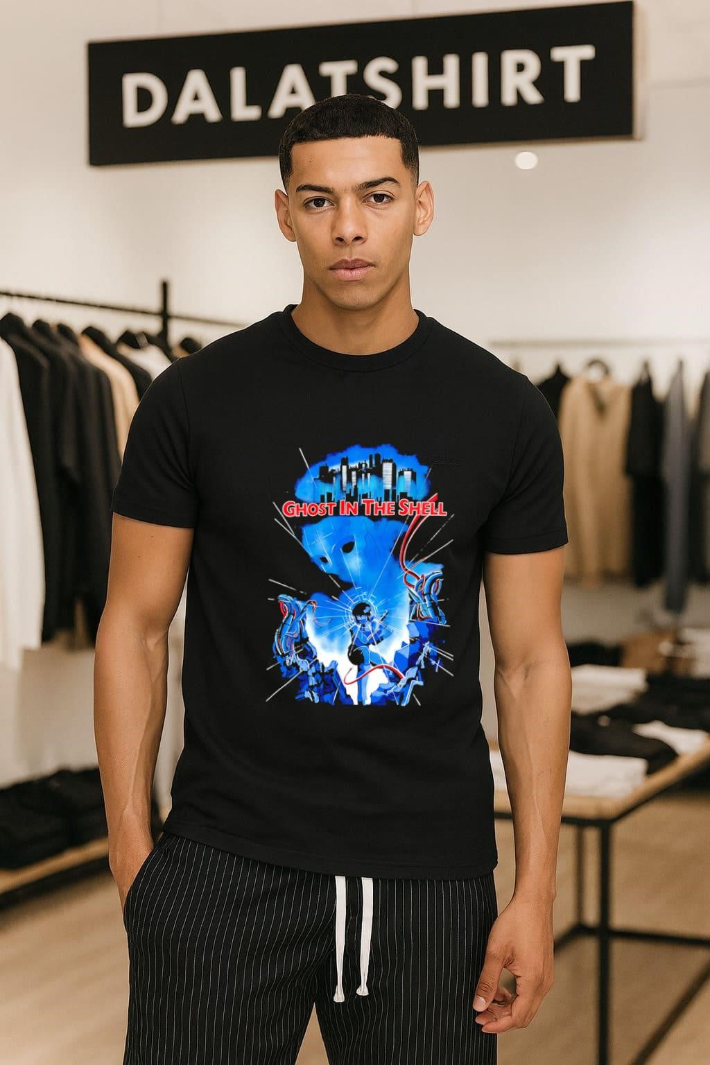 Ghost In The Shell Motoko Kusanagi Anime Cyberpunk shirt