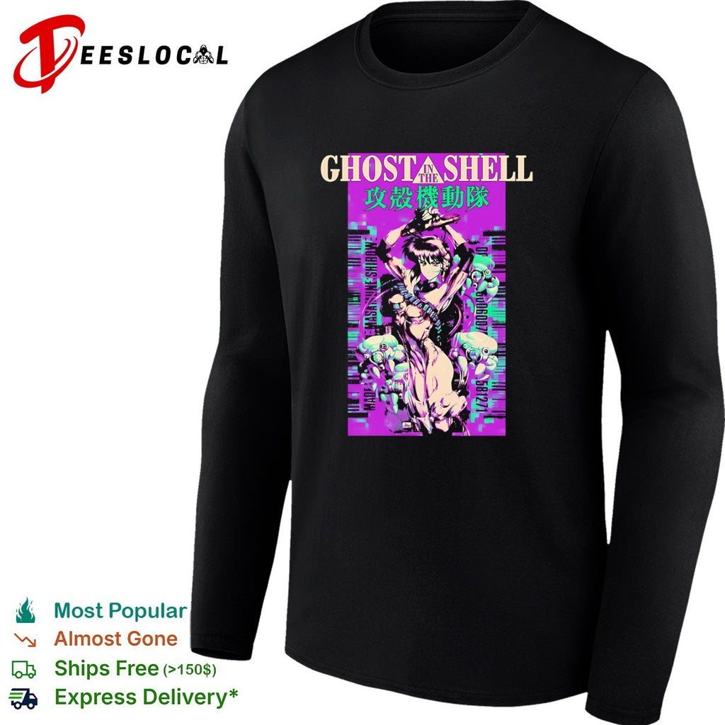 Ghost in the Shell Motoko Kusanagi Masamune Shirow anime shirt