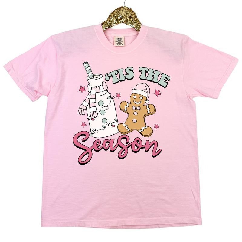 Gingerbread Season Comfort Colors T-Shirt 'NLB' Hoodie, Sweatshirt | PodTeesHub.com