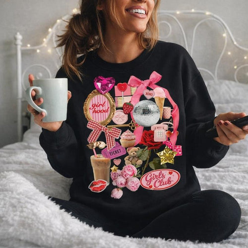 'Girlhood Forever' Crewneck Sweatshirt T-Shirts, Hoodie | PodTeesHub.com