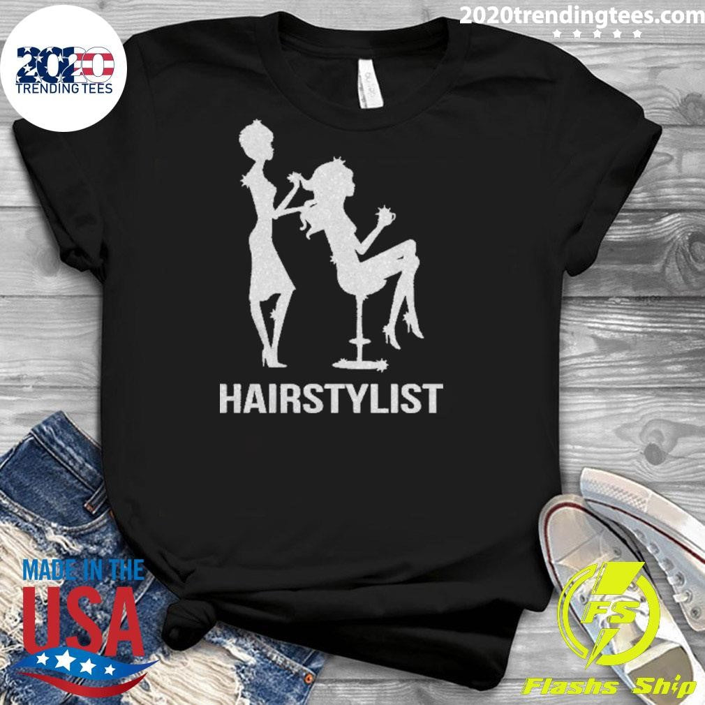 Girls Hair Stylist Diamond Shirt
