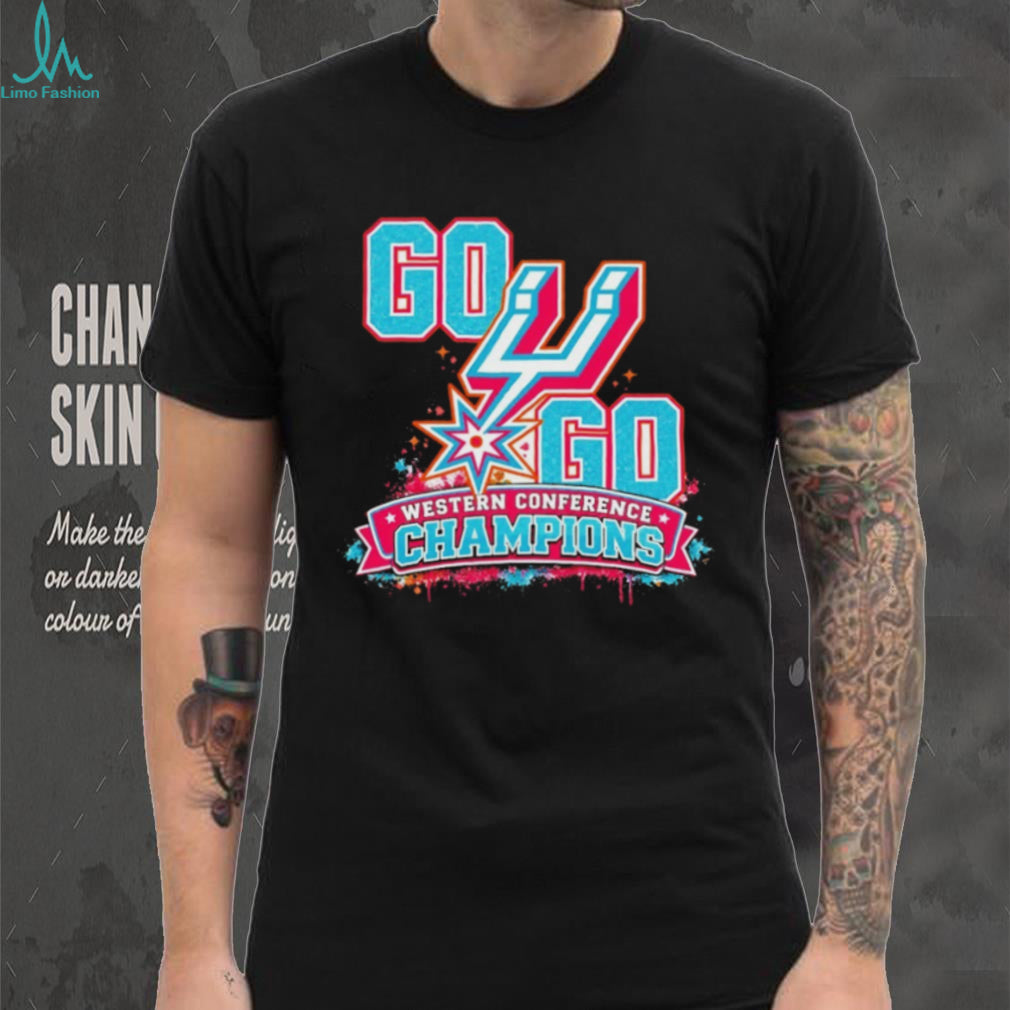 Go Spurs Go Retro West Champs Western Conference Champions shirt