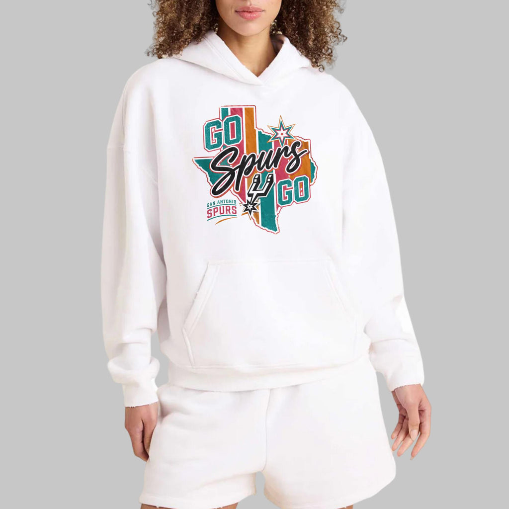Go Spurs Go San Antonio Retro Game Day Shirt