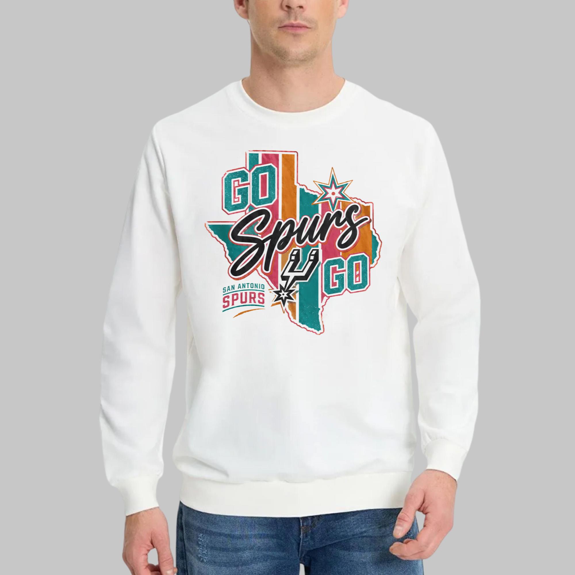 Go Spurs Go San Antonio Retro Game Day Shirt
