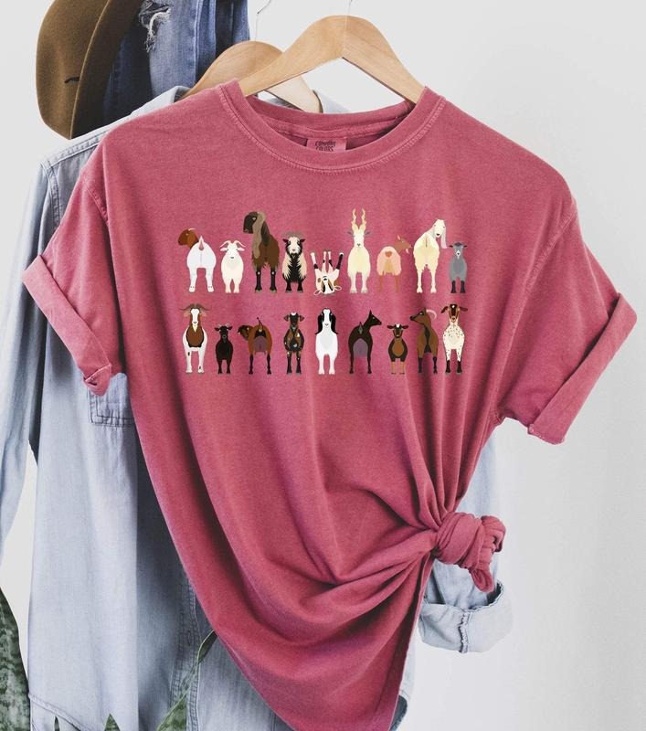 Goat Breeds Farm Animal Lover T-Shirt Hoodie, Sweatshirt | PodTeesHub.com