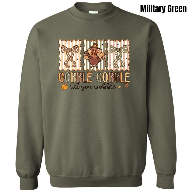 Gobble Gobble Trio Sweatshirt 'NLB' T-Shirts, Hoodie | PodTeesHub.com