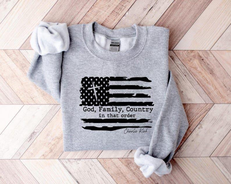 God Family Country Patriotic T-Shirt, sweatshirt Hoodie | PodTeesHub.com