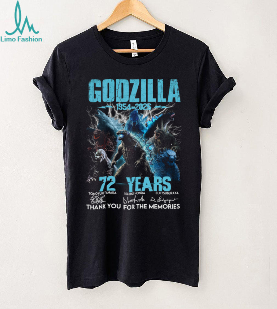 Godzilla 72 Years 1954 2026 Kaiju Movie Anniversary Vintage Unisex Shirt