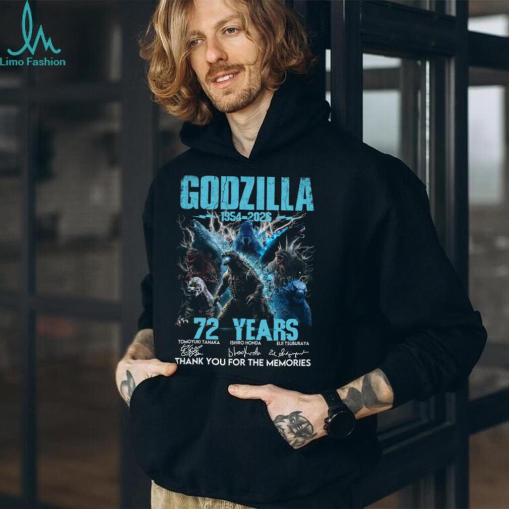 Godzilla 72 Years 1954 2026 Kaiju Movie Anniversary Vintage Unisex Shirt