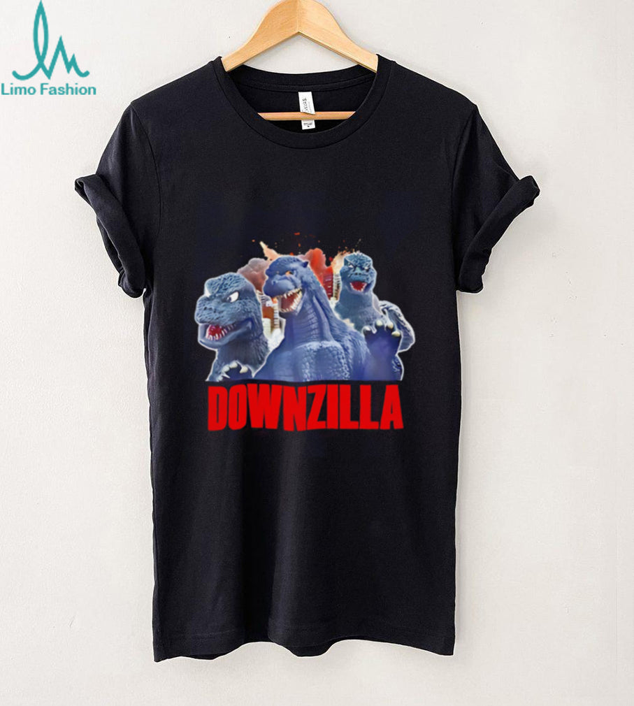 Godzilla downzilla down graphic shirt