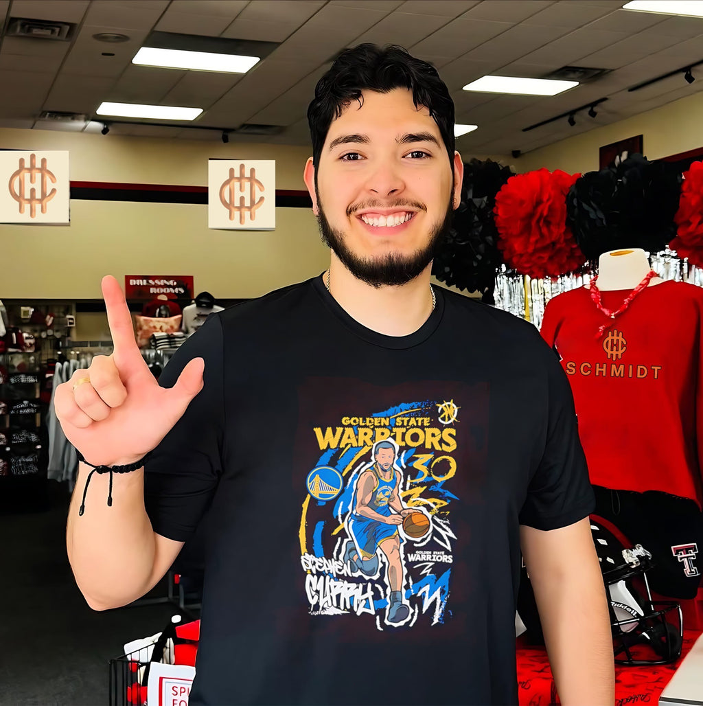 Golden State Warriors Stephen Curry comic style shirt