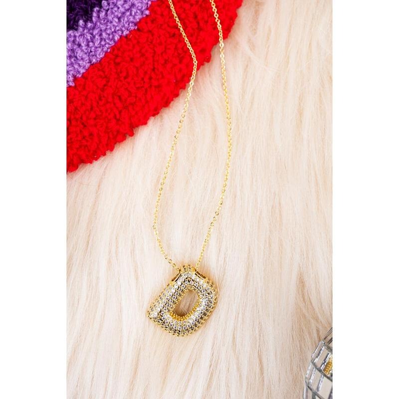 Goldtone Crystal Pave "D" Necklace T-Shirts, Hoodie, Sweatshirt | PodTeesHub.com
