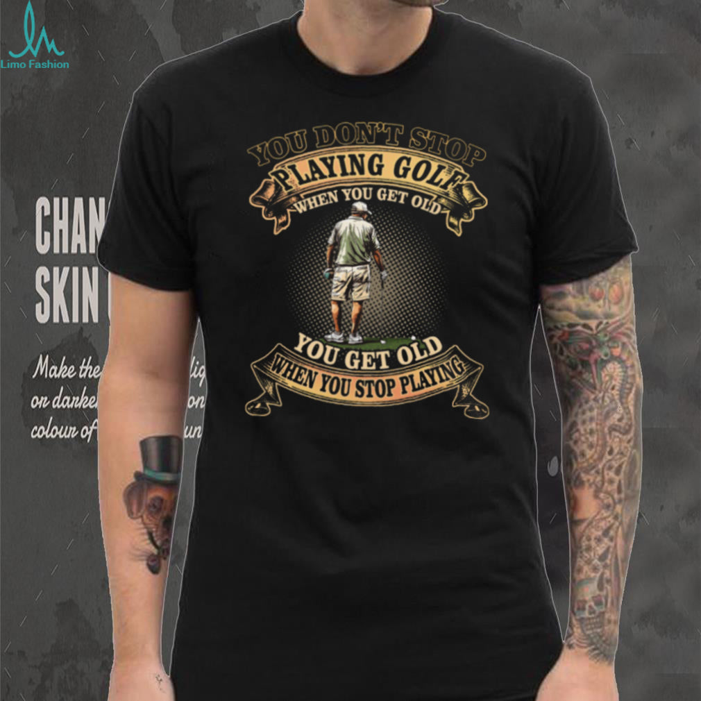 Golf Course View Quote Retro Sports Hobbyist Apparel T Shirt