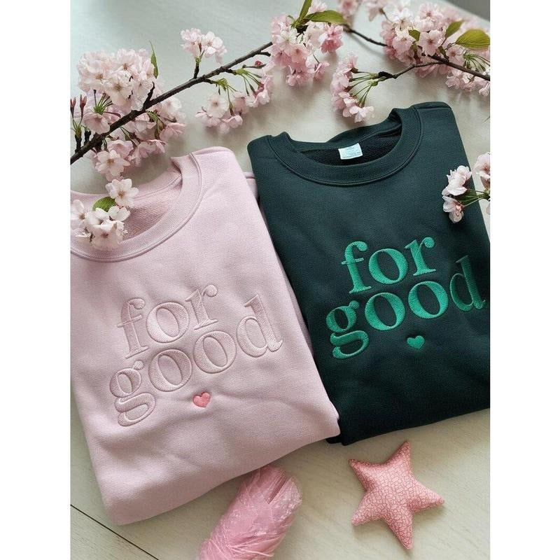 Good Wicked Embroidered Sweatshirt, Changed For Good hoodie, Wizard Of Oz Tee, Changed For Good, Wicked Defy Gravity...