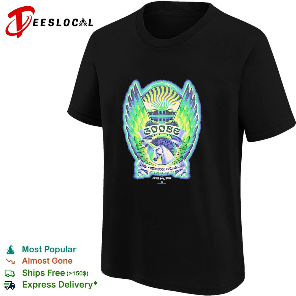 Goose The Band Saratoga Springs New York On July 3 And 4 2026 shirt