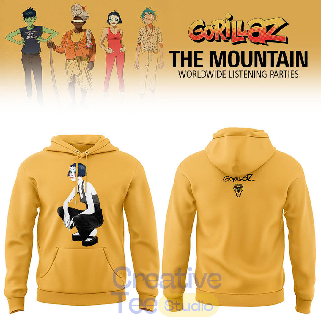 Gorillaz “The Mountain” Worldwide Listening Parties in LA 2026 Hoodie