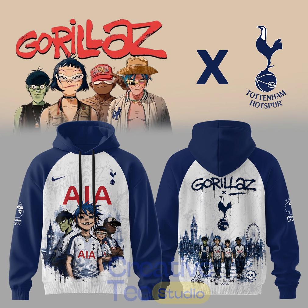 Gorillaz x Tottenham Hotspur Stadium 2026 Edition Hoodie