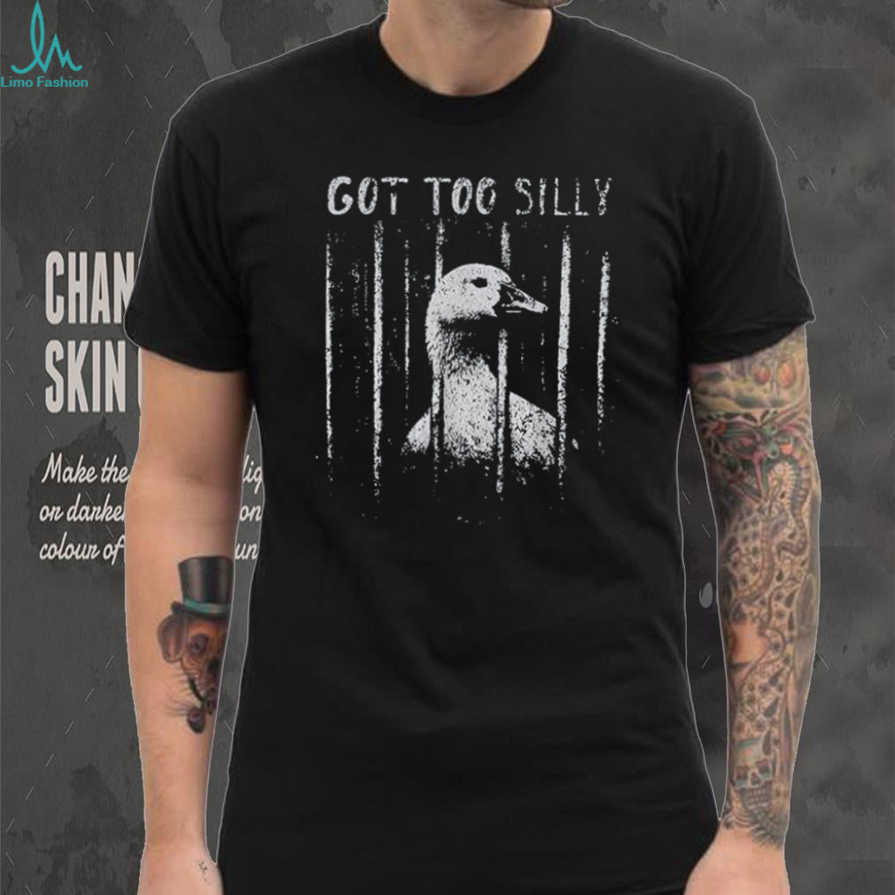 Got Too Silly Goose Prison Bar Vintage Aesthetic T Shirt