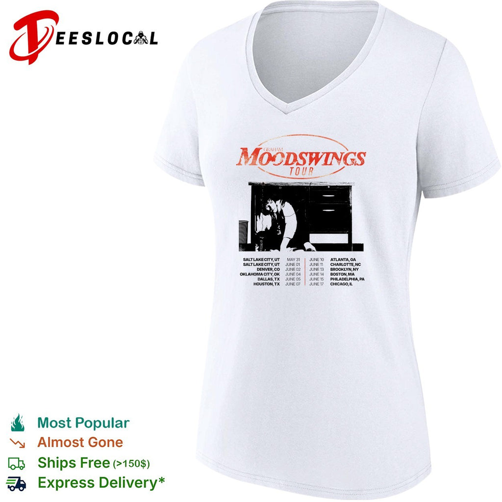 Graham Moodswings tour man under desk shirt