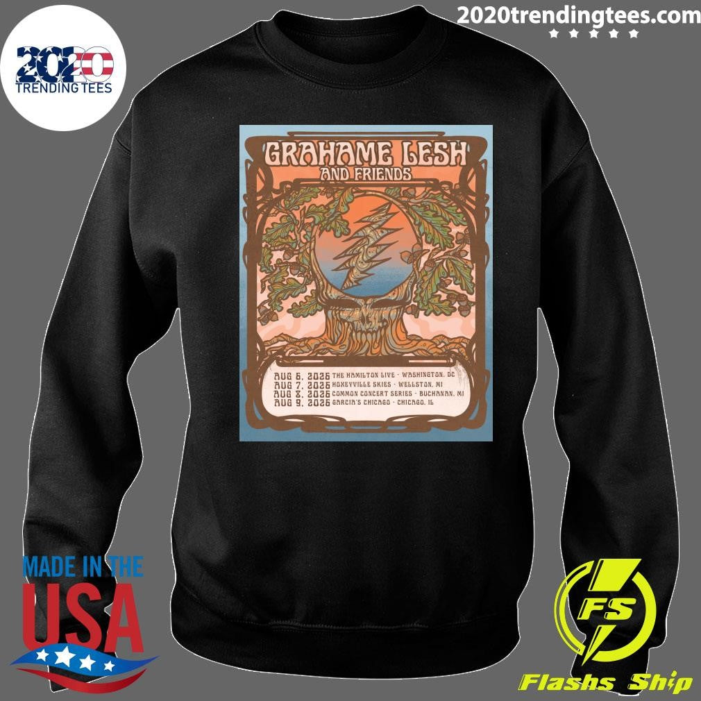 Grahame Lesh And Friends August 2026 Tour Shirt