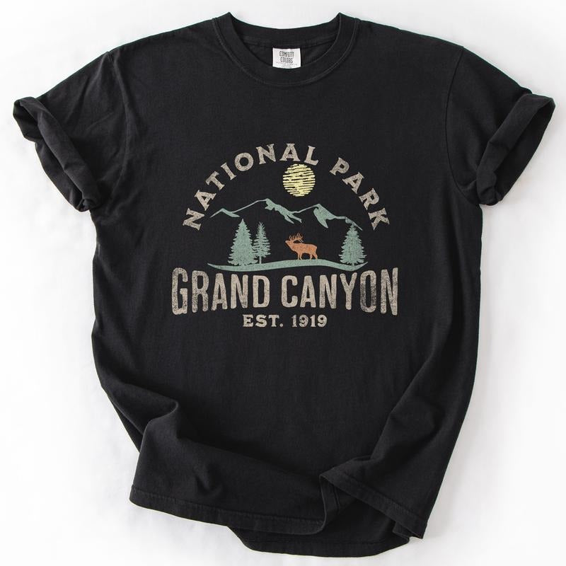 Grand Canyon National Park, Nature, Outdoors, Camping, Hiking, Comfort Colors T-Shirt, Women's Comfort Colors Tee Hoodie,...