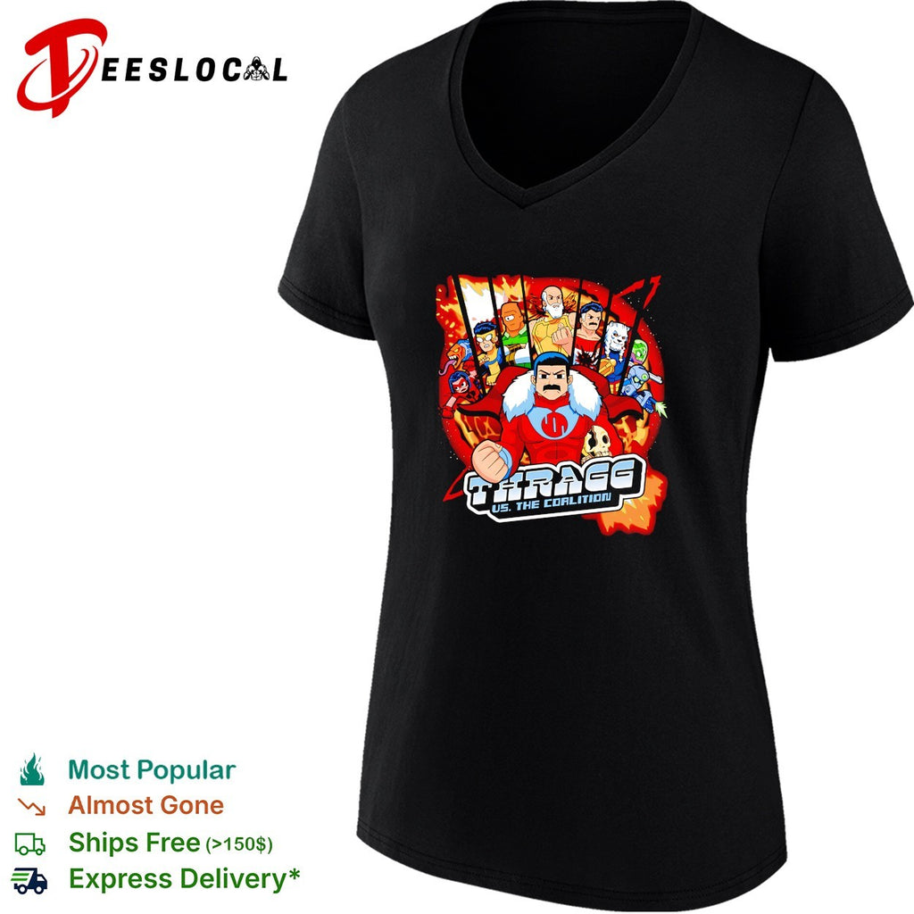 Grand Regent Thragg from Invincible in the style of Scott Pilgrim vs The World shirt
