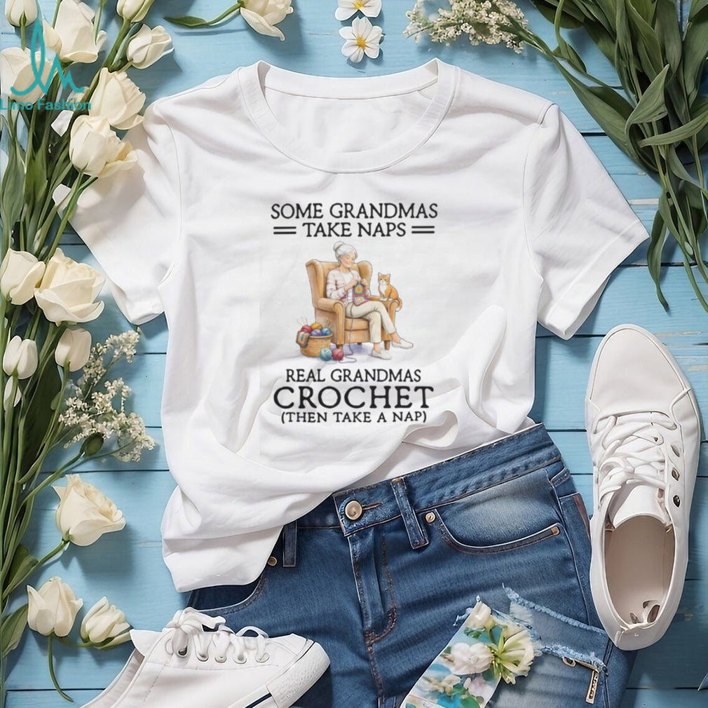 Grandma Crochet Nap Quote Senior Cat Lover Hobby T Shirt