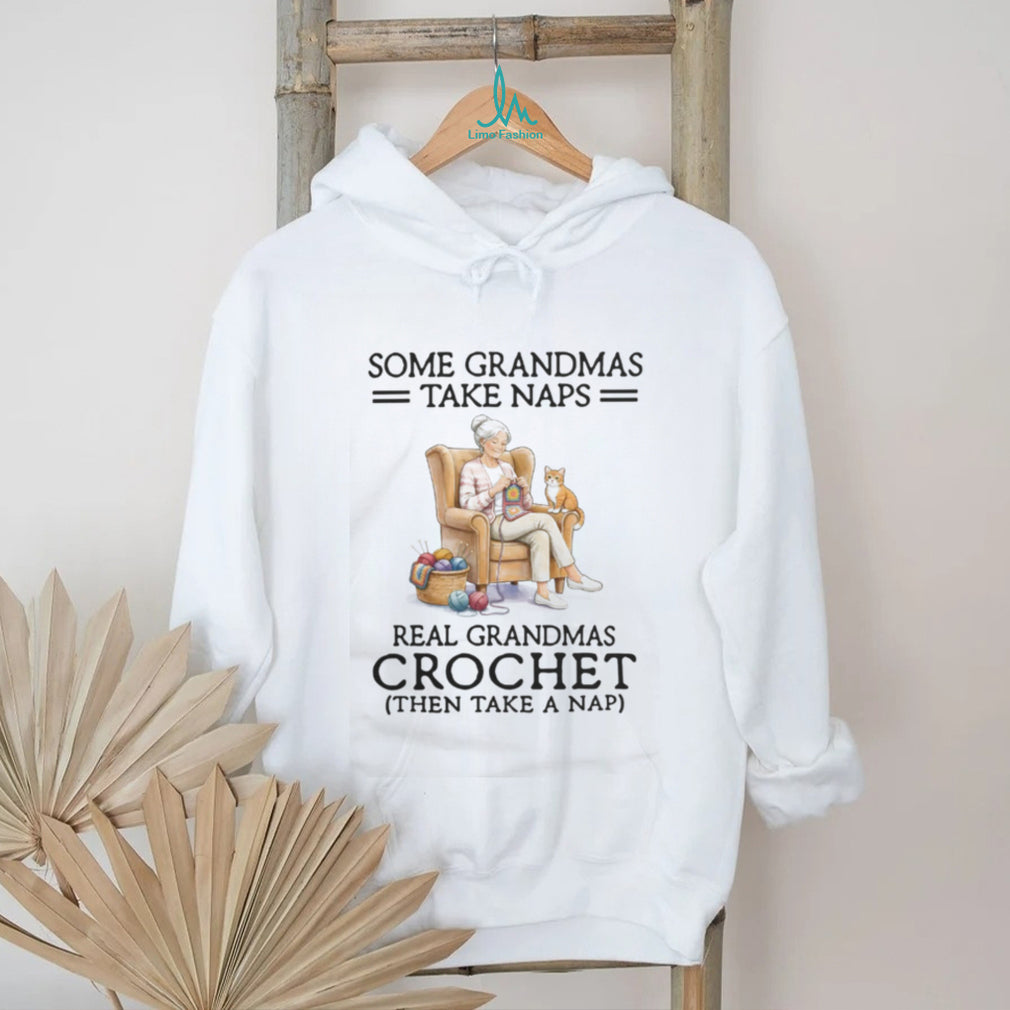 Grandma Crochet Nap Quote Senior Cat Lover Hobby T Shirt