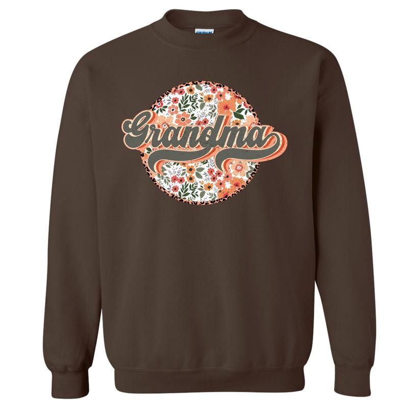Grandma Flower Mix Sweatshirt 'NLB' T-Shirts, Hoodie | PodTeesHub.com