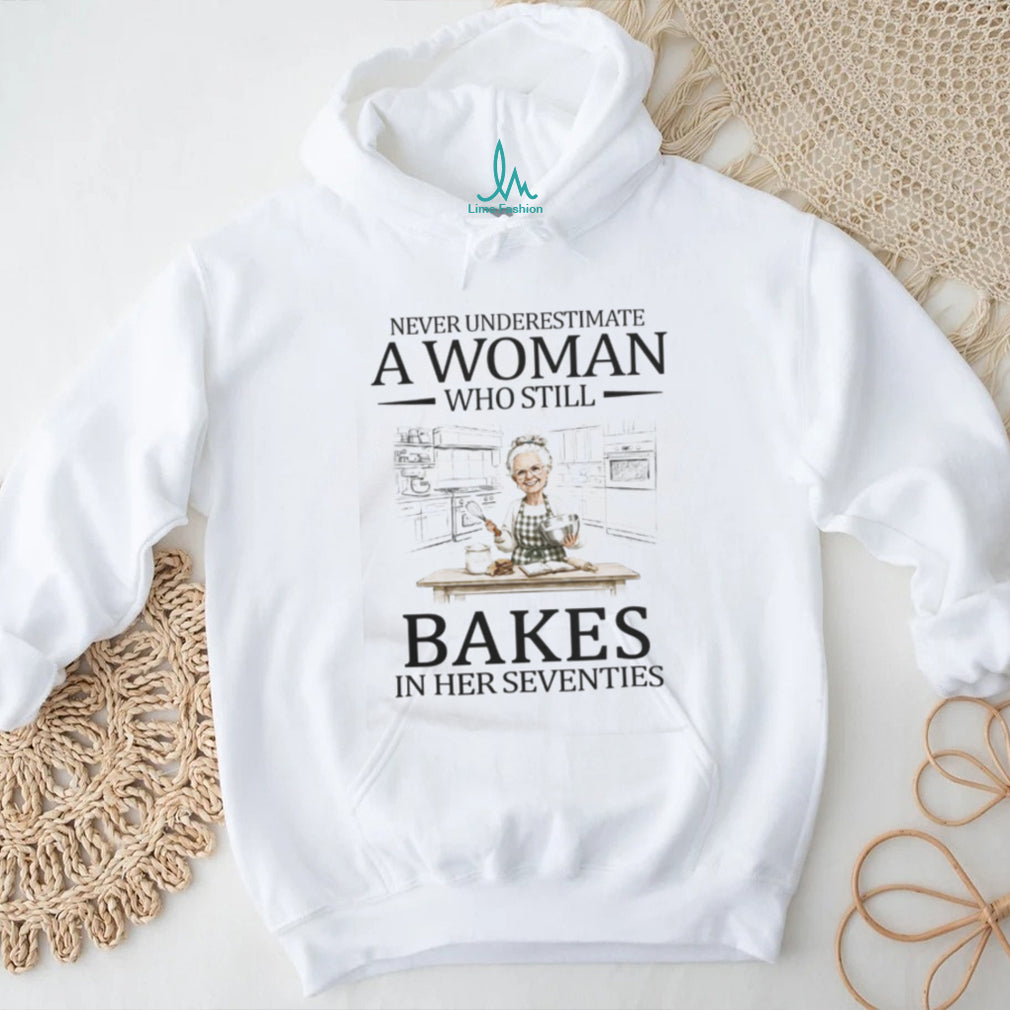 Grandmother Baking Kitchen Seventies Chef Hobby T Shirt