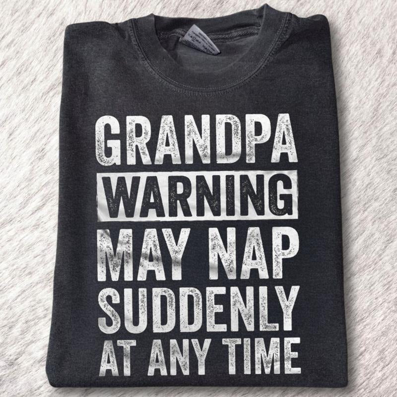 Grandpa Funny T-shirt Father's day Papa Tee Shirt Grandfather Gift Humor Funny Cotton Mens Tshirt Birthday Gift for Him...