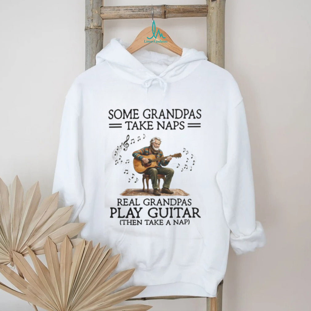 Grandpa Guitar Musician Nap Quote Music Hobby T Shirt