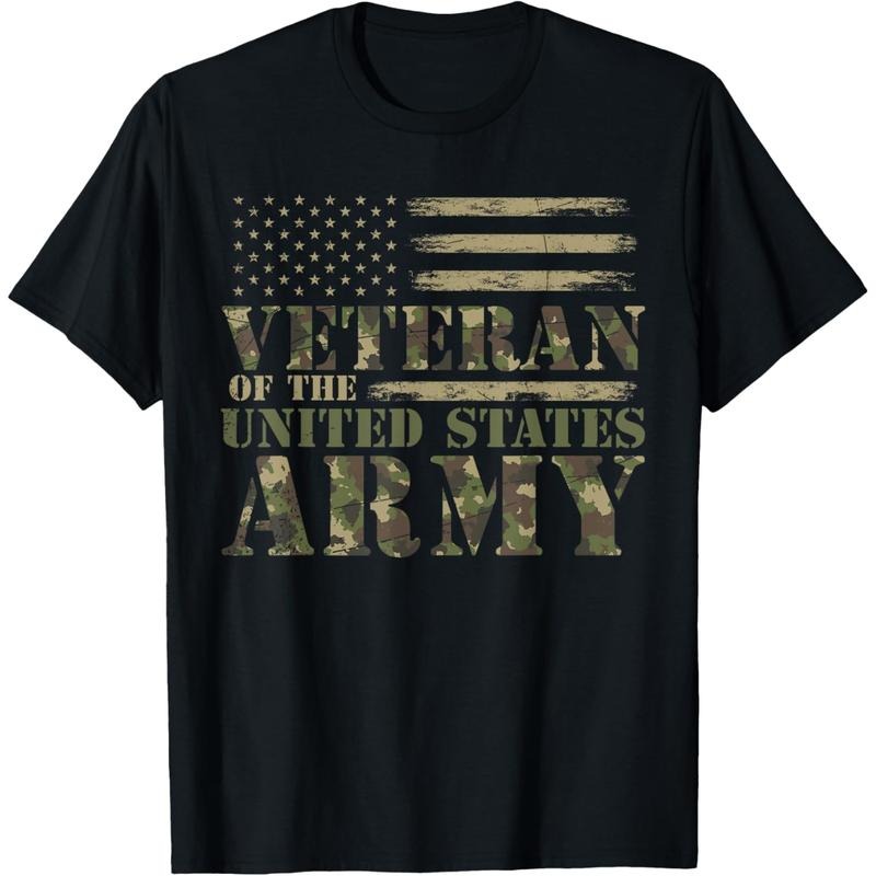 Graphic Tees] Cotton Proud Soldier United States Army USA Flag Camouflage Veteran T-Shirt TokwearTee Hoodie, Sweatshirt
