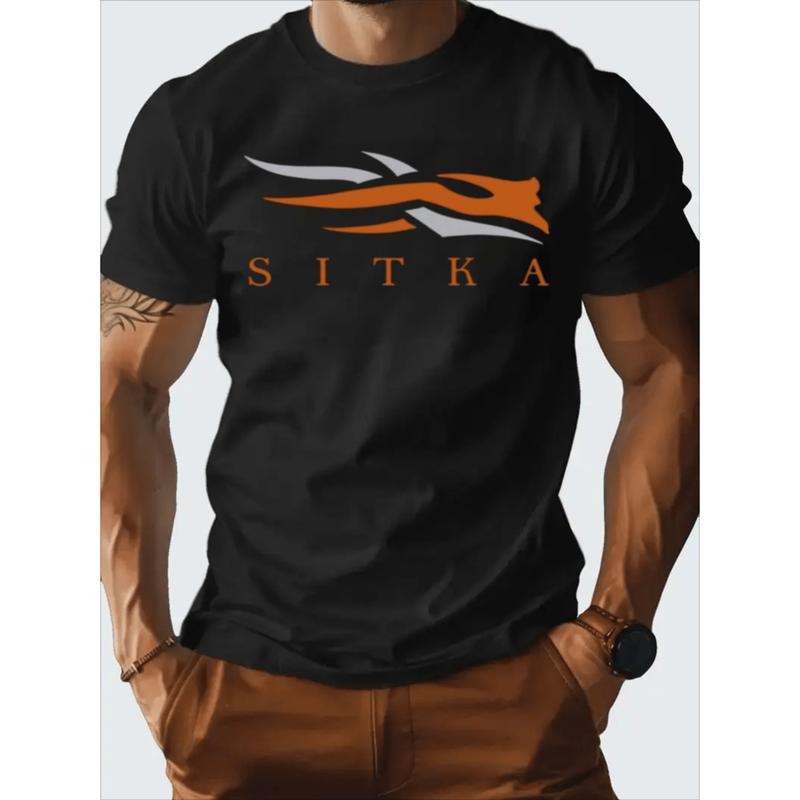 [Graphic Tees] Cotton mens clothes t shirts for men with print cotton fabric shirts for men outdoor mens short sleeve t...